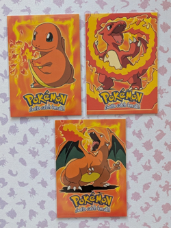 Charmander Charmeleon Charizard E4 E5 E6 Topps Movie Non Holo Pokemon Cards - Image 1
