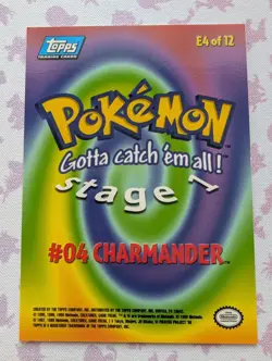 Charmander Charmeleon Charizard E4 E5 E6 Topps Movie Non Holo Pokemon Cards - Image 3
