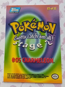 Charmander Charmeleon Charizard E4 E5 E6 Topps Movie Non Holo Pokemon Cards - Image 5