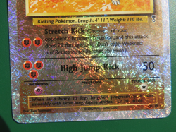 Pokemon Hitmonlee 13/110 Reverse Holo Legendary Collection Front HP, Back Damag - Image 3