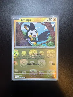 ENGLISH Emolga (Master Ball) Reverse 029/086 Black Bolt Pokemon Ships PWE - Image 1