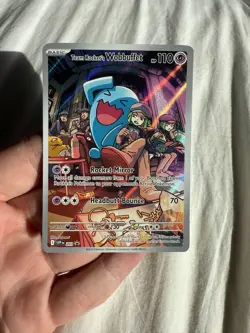 Team Rocket's Wobbuffet 203 Promo Holo NM Pokemon SV: Scarlet & Violet Promo - Image 1
