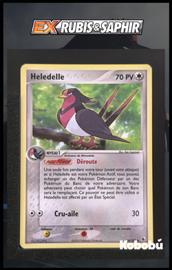 Carte Pokemon Heledelle 46/109 Ex Rubis et Saphir RS Bloc EX FR 2 - Image 1
