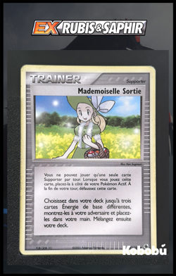 Carte Pokemon Mademoiselle Sortie 83/109 Ex Rubis et Saphir RS Bloc EX FR - Image 1