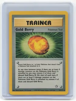 2000 Pokemon Gold Berry Neo Genesis #93/111 Near Mint - Image 1