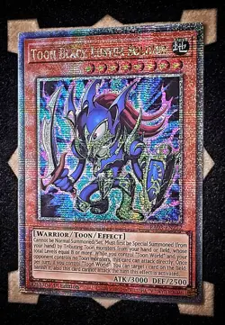 Toon Black Luster Soldier RA03-EN272 Quarter Century Rare 1st Edition Yugioh - Image 1