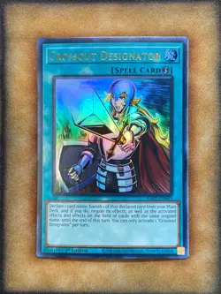 Yugioh Crossout Designator RA02-EN063 Ultra Rare 1st Ed NM - Image 1