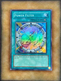 Yugioh Power Filter TDGS-EN058 Super Rare 1st Ed NM - Image 1