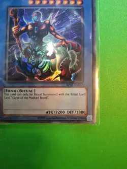 The Masked Beast RP02-EN027 Super Rare Repint NM Yugioh - Image 2