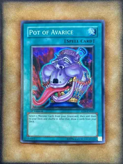 Yugioh Pot of Avarice EEN-EN037 Super Rare 1st Ed LP - Image 1