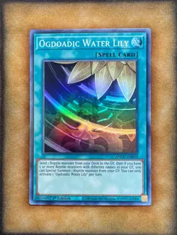Yugioh Ogdoadic Water Lily ANGU-EN010 Super Rare 1st Ed NM - Image 1