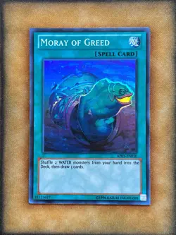 Yugioh Moray of Greed AP01-EN010 Super Rare NM - Image 1