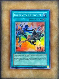 Yugioh Infernity Launcher TSHD-EN048 Super Rare 1st Ed LP - Image 1