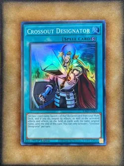 Yugioh Crossout Designator RA02-EN063 Super Rare 1st Ed MP - Image 1