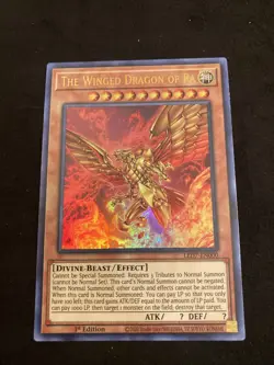 The Winged Dragon of Ra - LED7-EN000 - Ultra Rare - Alternate Art - NM - Yugioh - Image 1