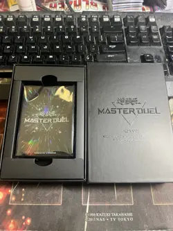 Yugioh Black Tcg Master Duel Sleeves With Box Sealed Sleeves 100 Count - Image 1
