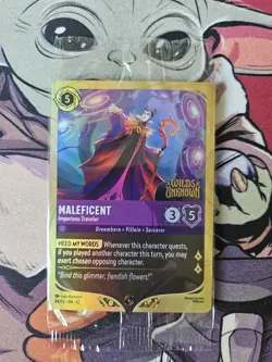 Maleficent - Imperious Traveler - Disney Lorcana Promo Cards Wilds Unknown 44/P3 - Image 1