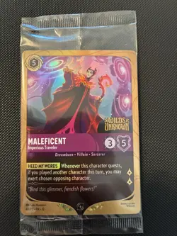 Maleficent - Imperious Traveler - Disney Lorcana Promo Cards Wilds Unknown 44/P3 - Image 1