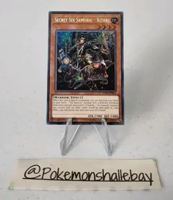 Secret Six Samurai - Kizaru SPWA-EN005 *NM* 1st Edition Secret Rare Yugioh Card - Image 1
