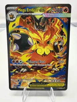 Mega Emboar ex 273/217 ME Ascended Heroes Special Illustration Rare Pokemon Card - Image 1