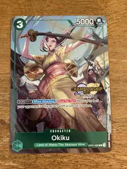 One Piece Card Okiku CS 2023 Celebration Pack OP01-035 English - Image 1