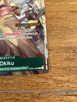 One Piece Card Okiku CS 2023 Celebration Pack OP01-035 English - Image 3