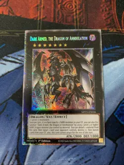Yugioh Dark Armed, the Dragon of Annihilation MP25-EN036 Starlight Rare NM - Image 1