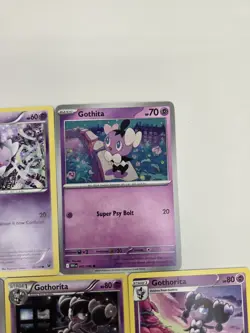 Pokemon Card Lot Of 10 Gothita Gothorita Gothitelle Collection Reverse Holo - Image 4