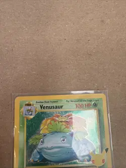 Pokemon TCG Venusaur Holo Rare Card 15/102 Celebrations 25th Anniversary - Image 3