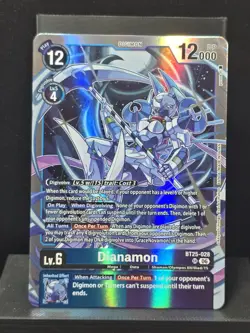 Dianamon BT25-028 Super Rare Digimon Card Game Dual Revolution Holofoil - Image 2