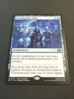 Unstoppable Plan Aetherdrift DFT #72 NM/M MTG Magic Unplayed - Image 2