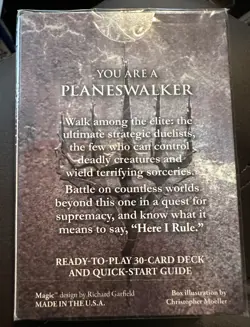 MTG 2010 Origins M11 Half Deck Black Liliana Vess Promo Starter NEW SEALED - Image 2