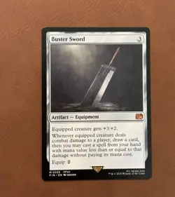 Magic: The Gathering -FINAL FANTASY- Buster Sword (MYTHIC) #255 - Image 1