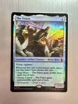 The Vision - 255 - MTG: Marvel Super Heroes - Rare - FOIL - Image 1
