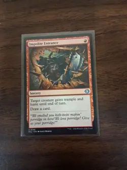 MTG - Impolite Entrance - Lorwyn Eclipsed NM/M Condition - Image 1
