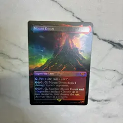 Mount Doom (Borderless) - Universes Beyond: The Lord of the Rings: TOME FOIL - Image 2