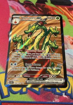 Pokemon TCG Hydrapple EX Stellar Crown Holo Ultra Rare Card 156/142 - Image 1