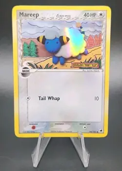 Mareep Dragon Frontiers EX Series POKEMON Reverse Holo Foil Stamped 2006 #54 A - Image 1
