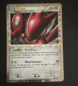 The Pokemon Company Pokemon TCG Scizor Prime 84/90 Undaunted Holo Ultra Rare - Image 1