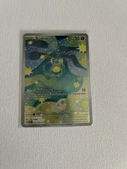 NM Budew 221/217 Ascended Heroes Illustration Rare Pokemon Card - Image 1
