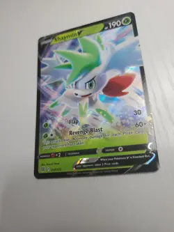 Pokemon TCG Shaymin v Ultra Rare Card 013/172 Brilliant Stars - Image 3
