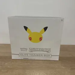 Pokemon Celebrations Elite Trainer Box (ETB) Factory Sealed With Minor Defect - Image 1
