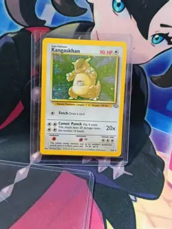 Pokemon TCG Kangaskhan Jungle Holo Card 5/64 Unlimited Rare, LP Condition - Image 3