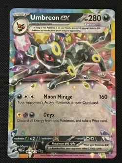 Umbreon ex 060/131 Sv: Prismatic Evolutions Holo Pokemon Card (Near Mint) - Image 1
