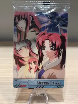 MEYRIN HAWKE GUNDAM Wafers Card Game TCG Japanese Japan BANDAI Vintage Anime - Image 1