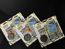 Pokemon Brilliant Stars Booster 3-Pack Blister Set with Promo Card - Image 3