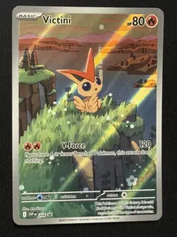 Pokemon Victini 208 Scarlet & Violet Black/White Promo Card SVP - Image 1