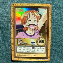 ONE PIECE Carddass Hyper Battle Nami C229 Smile Farewell Japanese Vintage Bandai - Image 1
