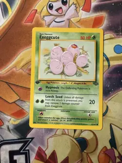 Exeggcute 52/64 C 1st First Edition Pokemon TCG Card Jungle NM - Image 1