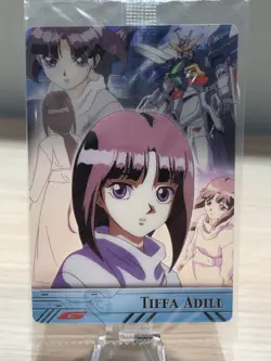 TIFFA ADILL GUNDAM Wafers Card Game TCG Japanese Japan BANDAI Vintage Anime - Image 1